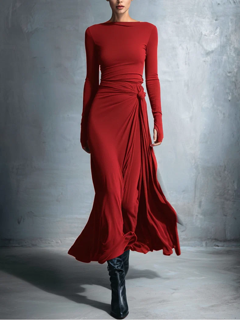 Veya™ | Elegante Vloeiende Maxijurk met Tijdloze Grace