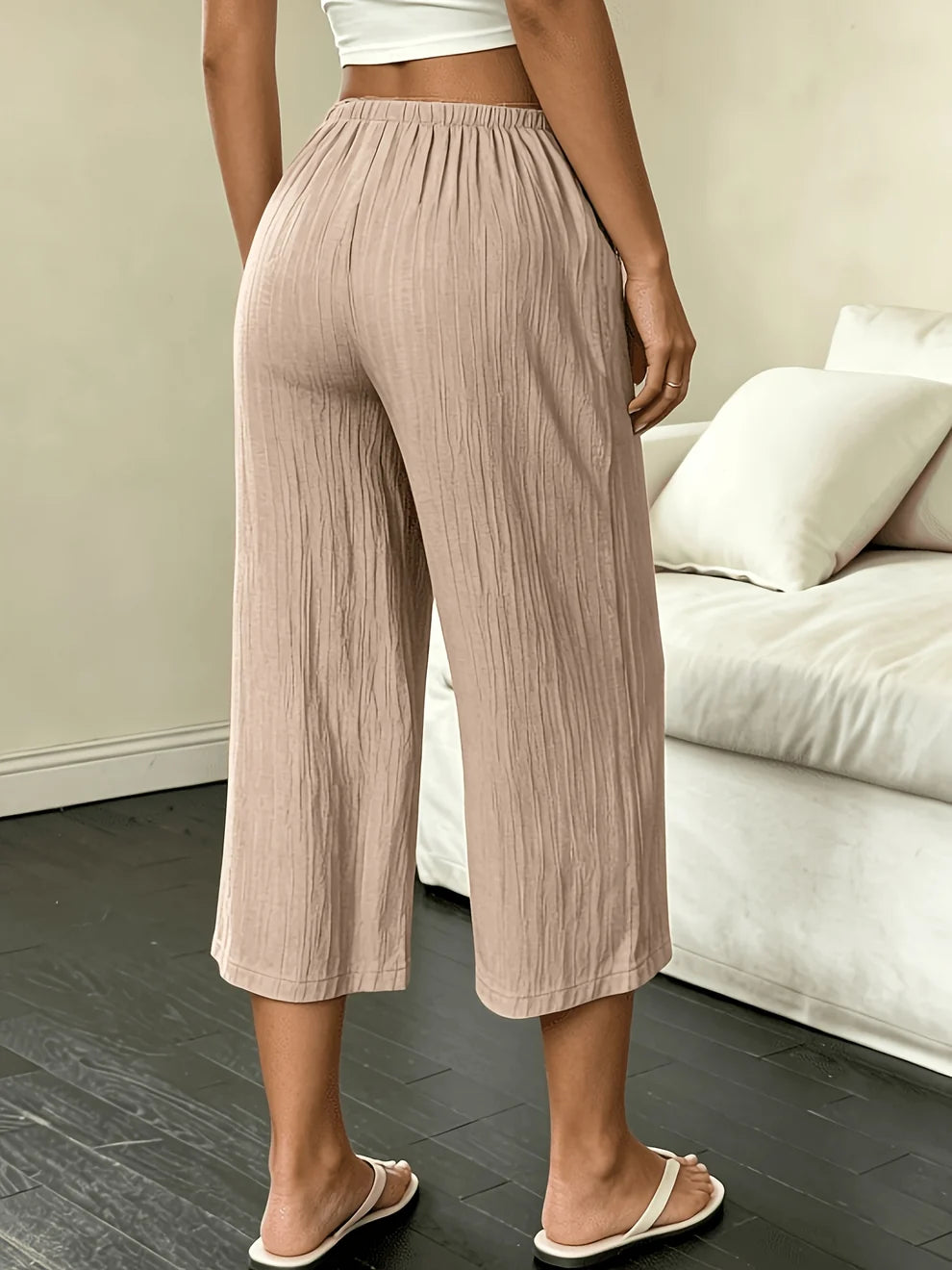 Faye™ | Comfortabele Cropped Broek