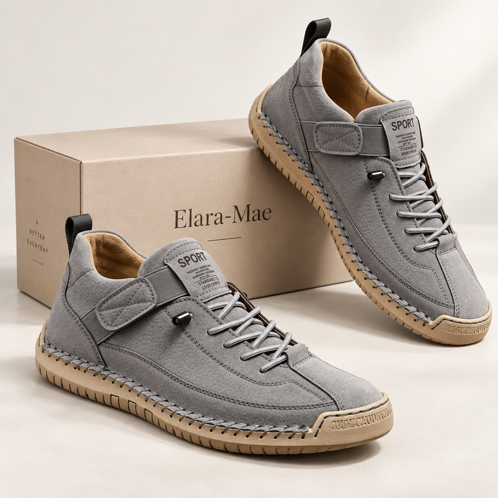 Theo™ | Handgestikte Comfort Sneakers met Bandje