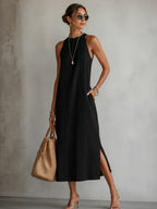 Marit™ | Airy Tummy-Camouflaging Embroidered Dress