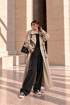 Sabine™ | Oversized Lange Trenchcoat