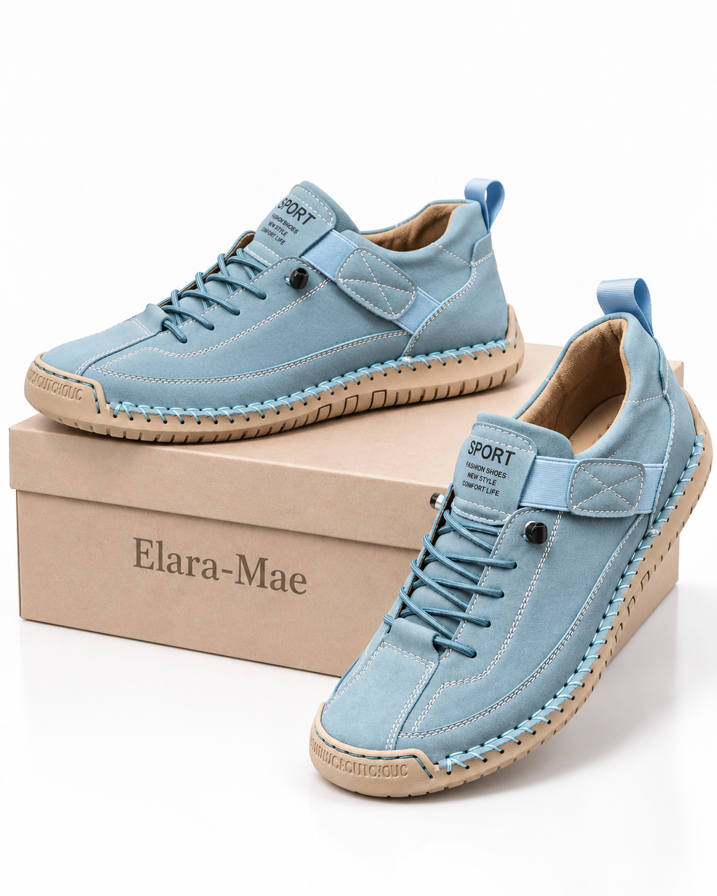 Theo™ | Handgestikte Comfort Sneakers met Bandje