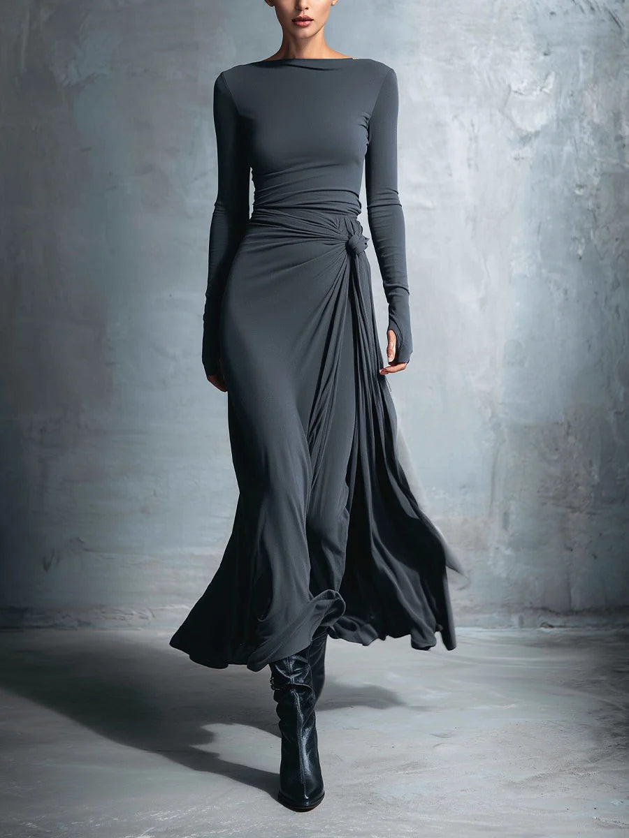 Veya™ | Elegante Vloeiende Maxijurk met Tijdloze Grace