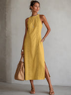 Marit™ | Airy Tummy-Camouflaging Embroidered Dress