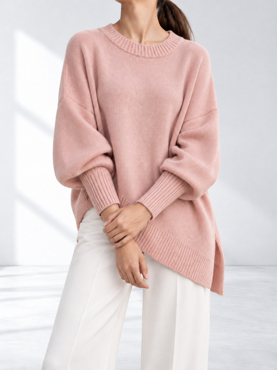 Maeve™ | Oversized Gebreide Poncho Trui