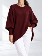 Elara-Mae™ | Elegant Oversized Knit Sweater