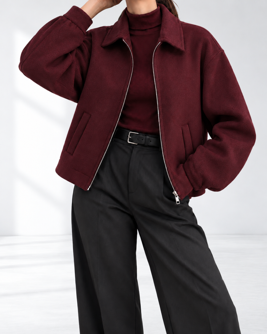Clara™ | Minimalistisch Jack met Rits