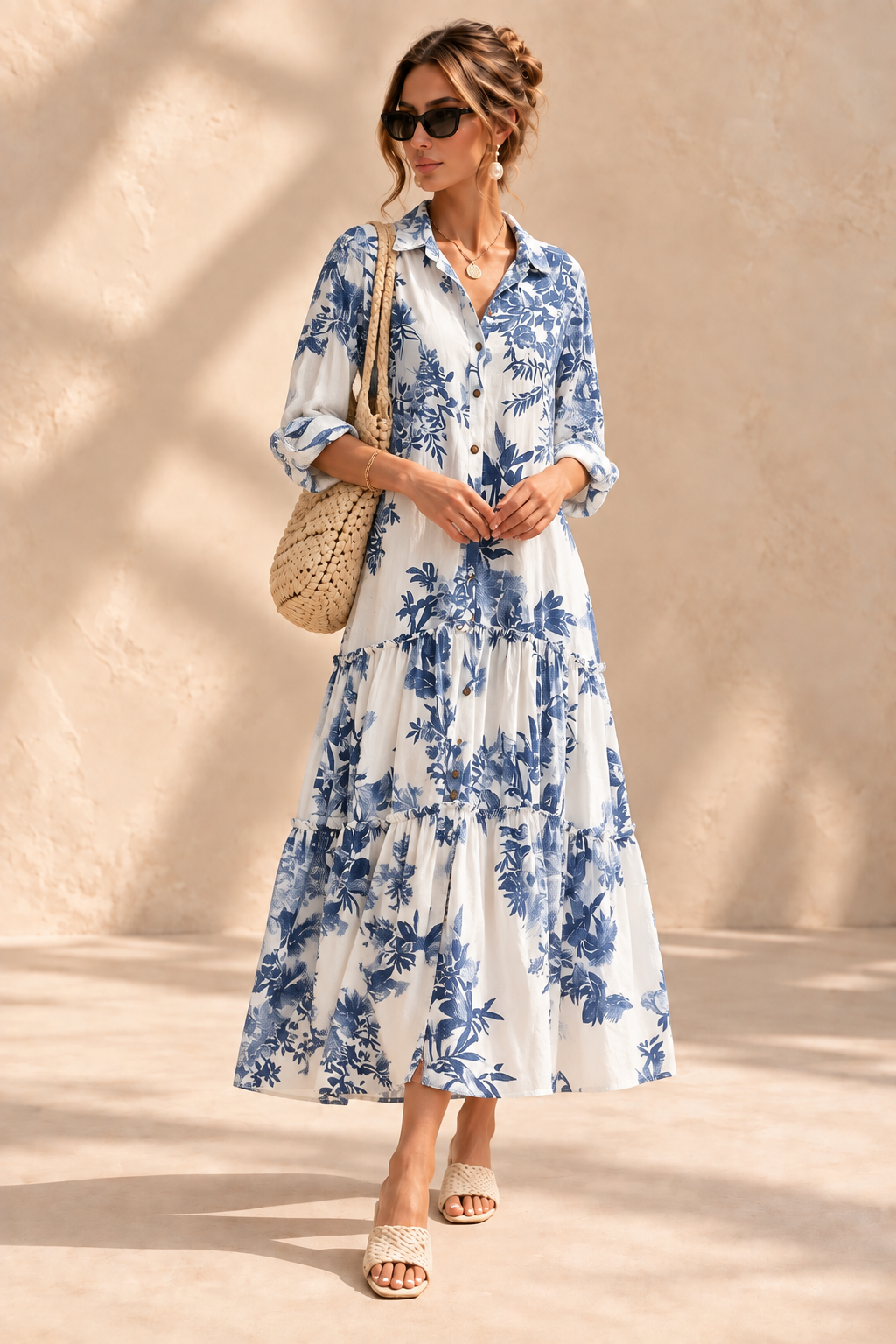 Elena™ | Casual Jurk met Lange Mouwen
