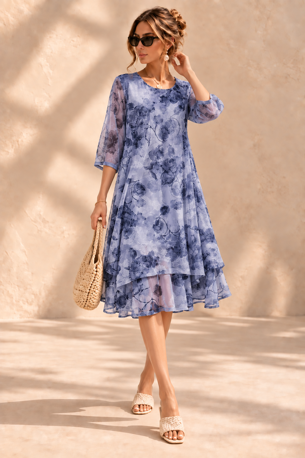 Anke™ | Elegante Bloemenjurk