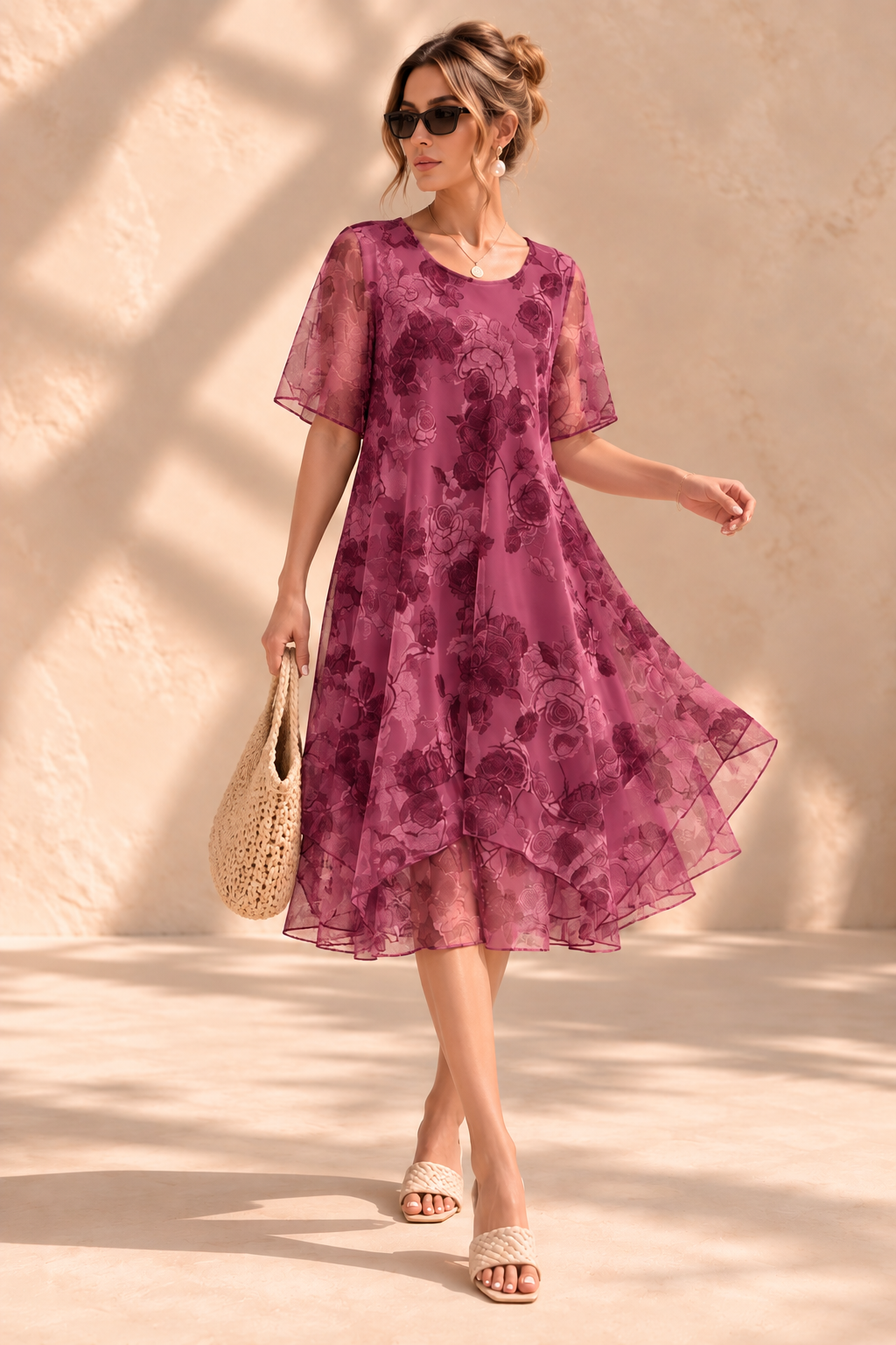 Anke™ | Elegante Bloemenjurk