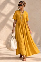 Noor™ | Geplooide Jurk