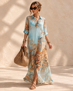 Cleo™ | Elegante Mediterrane Blousejurk
