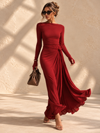 Veya™ | Elegante Soepelvallende Maxi-jurk met Tijdloze Gratie