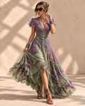Noraya™ | Stijlvolle Vintage-geïnspireerde Boho Jurk – Verfijnde Vrijheid in Stijl
