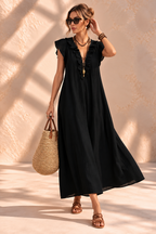 Camélia™ | Bohemian Buikcamouflerende Maxi-jurk