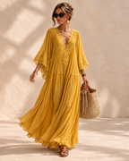 Sienna™ | Kanten Maxi-jurk