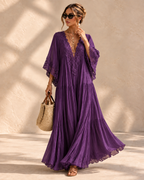 Sienna™ | Kanten Maxi-jurk