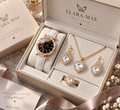 Aurelia™ | Horloge- & Sieradenset met Kristallen Hart