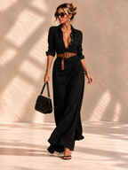 Sienna™ | Maxi Wikkeljurk met Ceintuur