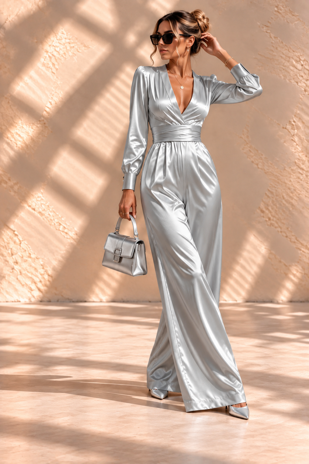 Marlowe™ | Utility Jumpsuit met Ceintuur