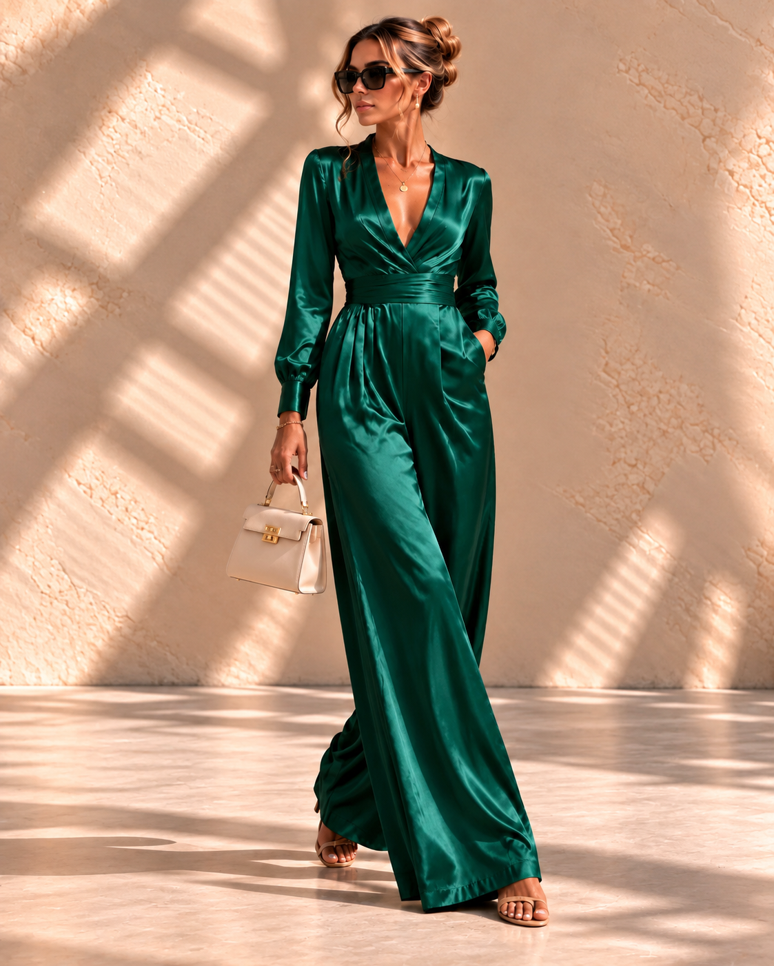Marlowe™ | Utility Jumpsuit met Ceintuur