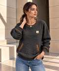 Hadley™ | Sweater met Textuur en Zak