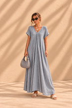 Violet™ | Soepelvallende Maxi-jurk