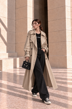 Sabine™ | Oversized Lange Trenchcoat