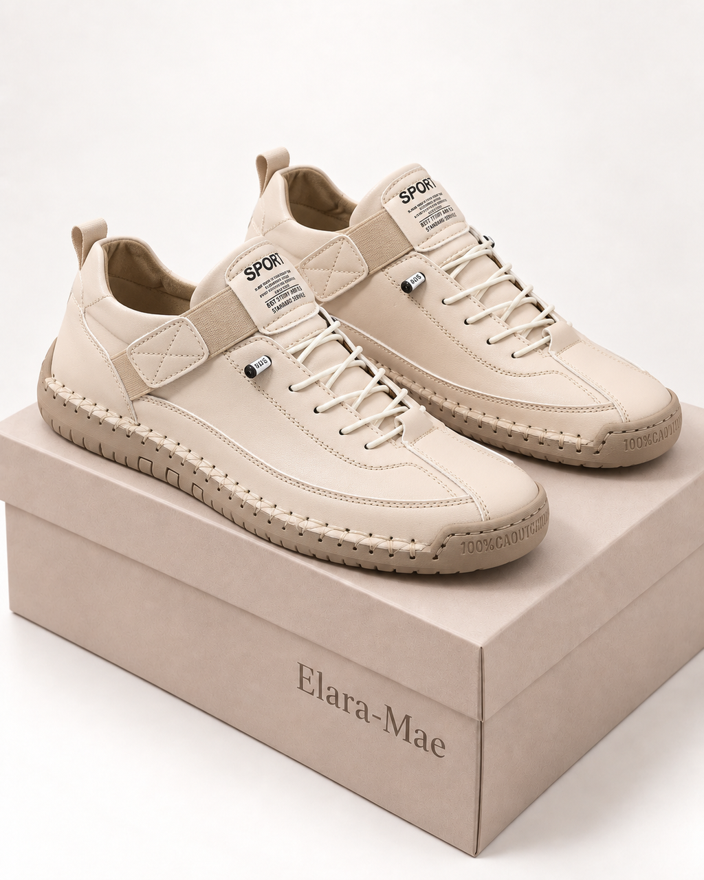 Everett™ | Handgestikte Comfort Sneakers met Bandje