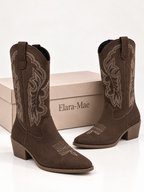Elara-Mae™ | Blush Western Laarzen