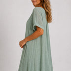 Violet™ | Soepelvallende Maxi Jurk