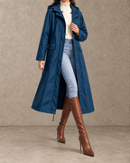 Mirelle™ | Lange Jas met Capuchon en Stippen