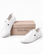 Elara-Mae™ – Effen Casual Platte Sneakers