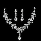 Celestia™ | Crystal Cascade Necklace &amp; Earring Set