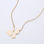 Amora™ | Parent &amp; Child Silhouette Pendant Necklace