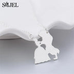 Amora™ | Parent &amp; Child Silhouette Pendant Necklace