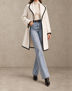 Adeline™ | Wikkeljas met Contrastrand