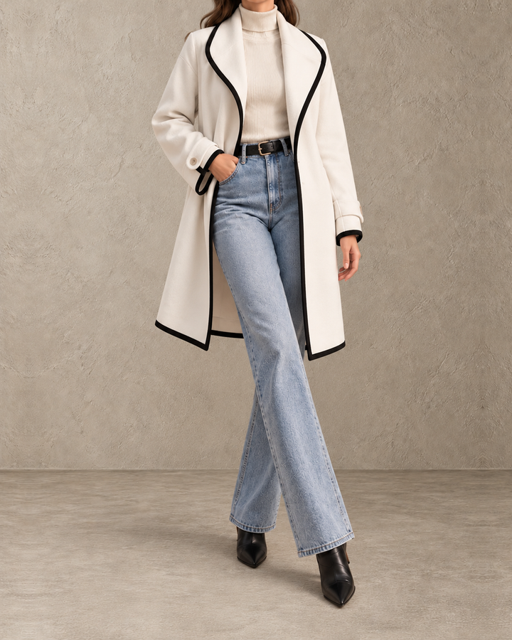 Adeline™ | Wikkeljas met Contrastrand