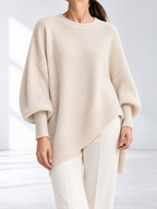 Maeve™ | Oversized Gebreide Poncho Trui