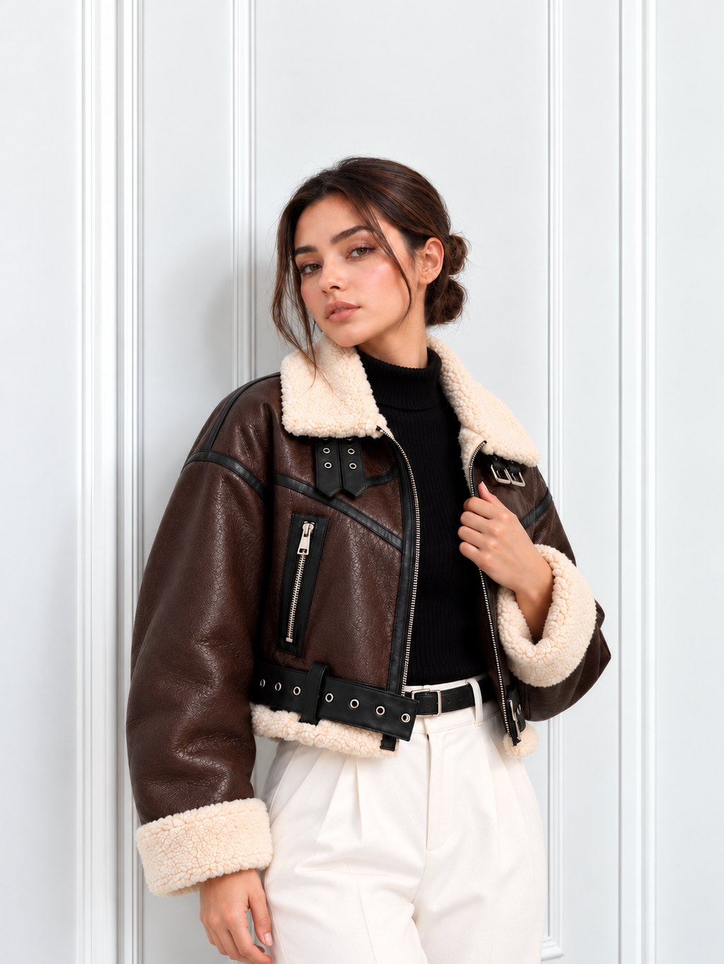 Avery™ | Aviator Jack met Shearling Rand