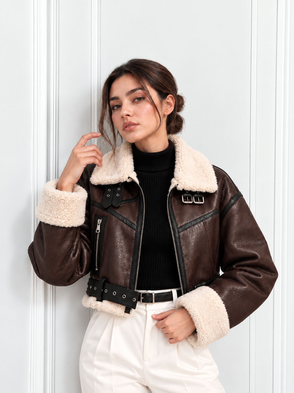 Avery™ | Aviator Jack met Shearling Rand