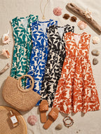 Tasha™ | Elegante Midi Jurk Met Buikcamouflerend Design