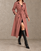 Juliette™ | Lange Trenchcoat met Ceintuur