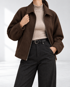 Clara™ | Minimalistisch Jack met Rits
