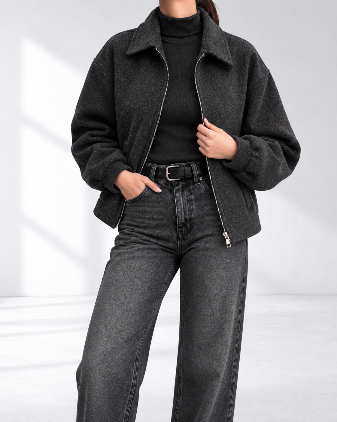Clara™ | Minimalistisch Jack met Rits