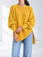 Elara-Mae™ | Elegant Oversized Knit Sweater