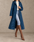 Mirelle™ | Lange Jas met Capuchon en Stippen