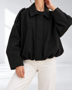 Aurelia™ | Relaxed Utility Jack in Suède-look