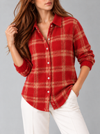 Solene™ | Blouse met Pailletten en Knopen
