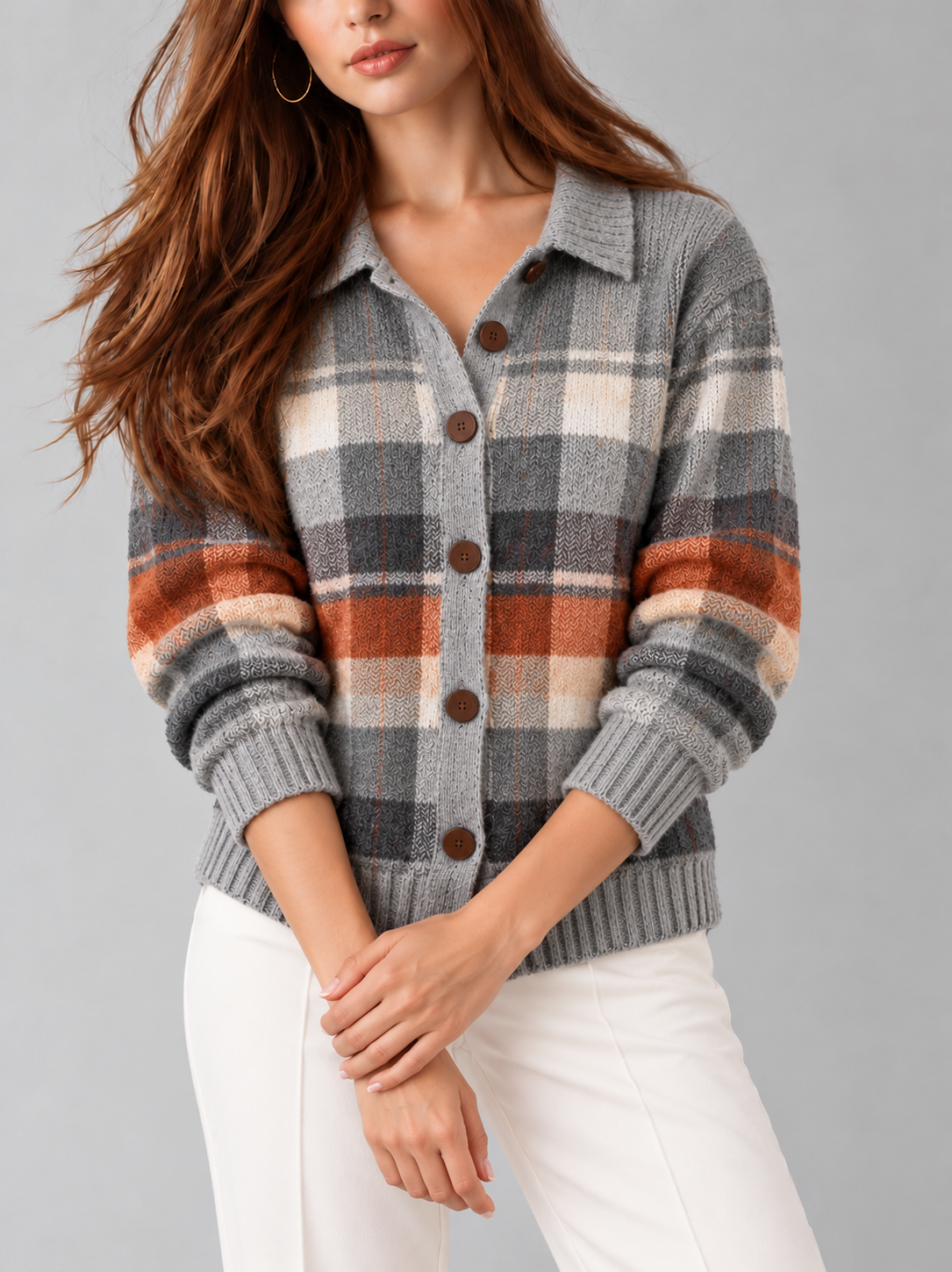 Solene™ | Blouse met Pailletten en Knopen